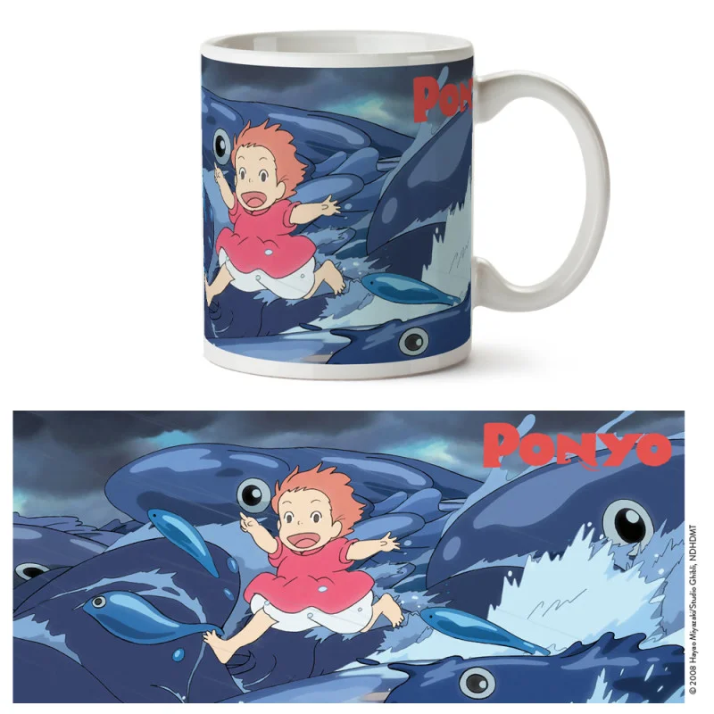Mug Ghibli 10 - Waves - Ponyo on the cliff
